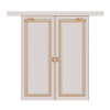Подвійні розсувні двері Elegante з масиву ясена - Фото 2